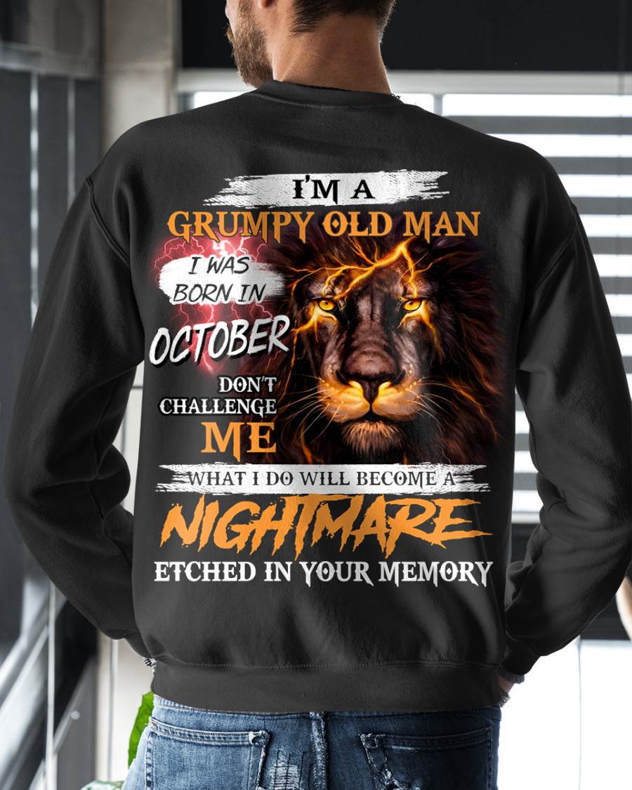 OCTOBER, WHAT I DO WILL BECOME A NIGHTMARE – SNOW MALE10 (SKU26T-01237-10)
