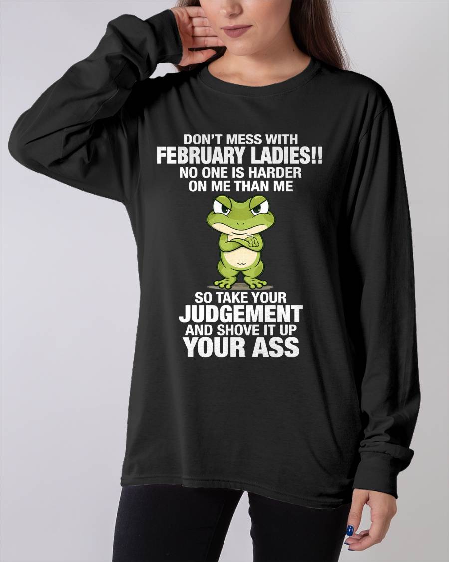 FEBRUARY SHIRT NO ONE IS HARDER ON ME THAN ME - SNOW02 (SKU2605-180-02)