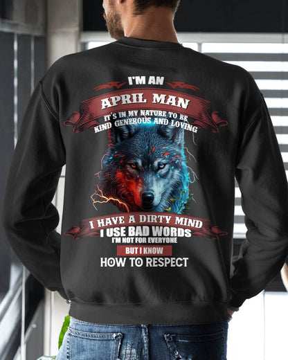 APRIL, IT’S IN MY NATURE TO BE KIND GENEROUS AND LOVING-SNOW MALE04 (SKU12-162-04)