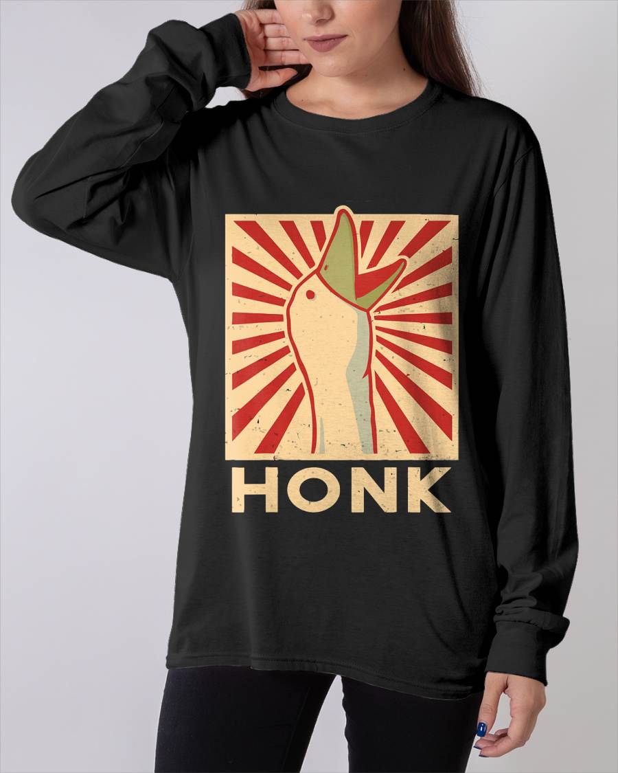 Honk Goose - Funny Duck Chicken Meme Idea T-Shirt
