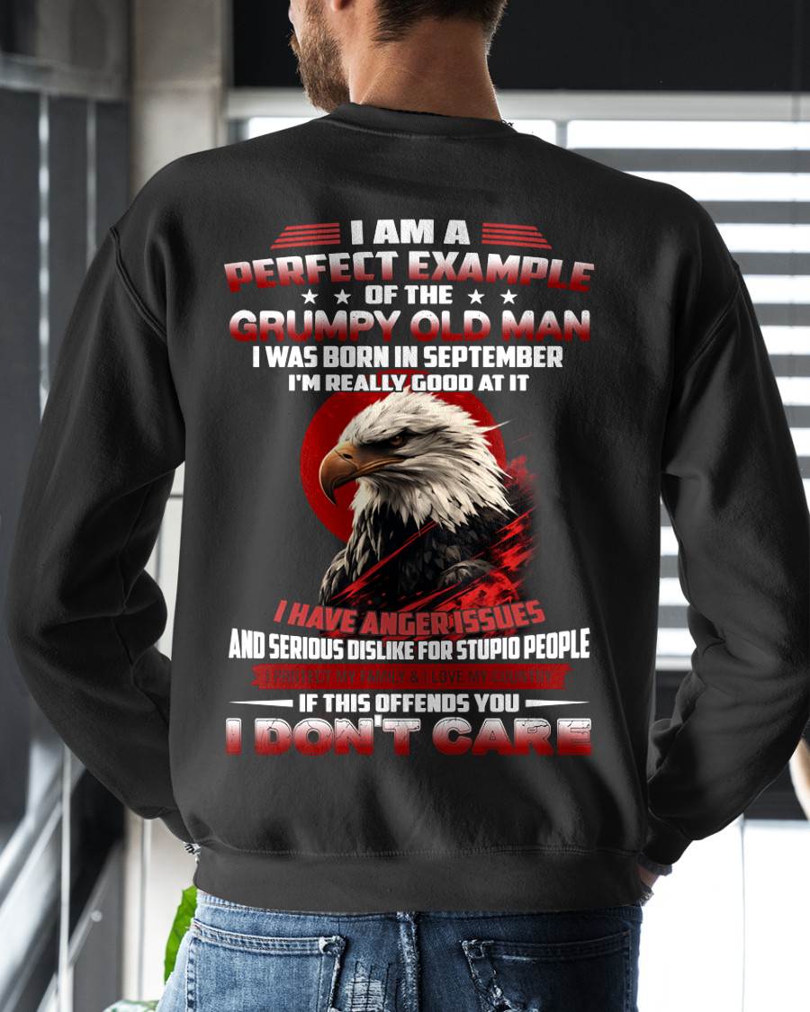 SEPTEMBER SHIRT, I PROTECT MY FAMILY & I LOVE MY COUNTRY - SNOWMALE09 (SKU26T-01299-09)