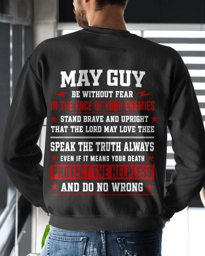 MAY SHIRT, STAND BRAVE AND UPRIGHT - SNOW MALE05 (SKU2608-44-05)