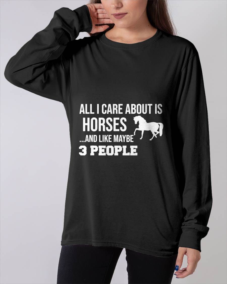 Funny Cute Horse Shirt Gift Men Women Teens T-Shirt