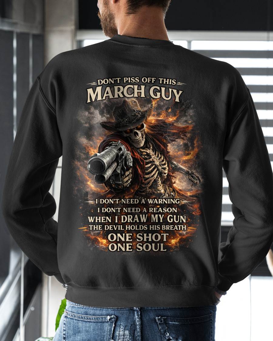 MARCH, DON’T PISS OFF THIS MARCH GUY - SNOW MALE03 (SKU26T-01115-03)