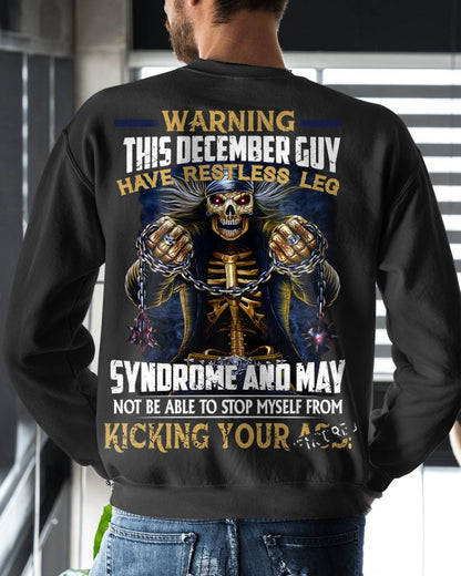 DECEMBER, WARNING THIS DECEMBER GUY HAS RESTLESS LEG – SNOW MALE12 (SKU26T-01-57-12)