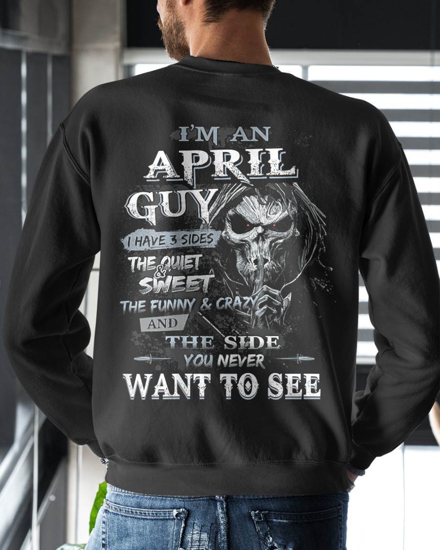 APRIL, I HAVE 3 SIDES THE QUIET & SWEET THE FUNNY & CRAZY-SNOW MALE04 (SKU07-60-04)