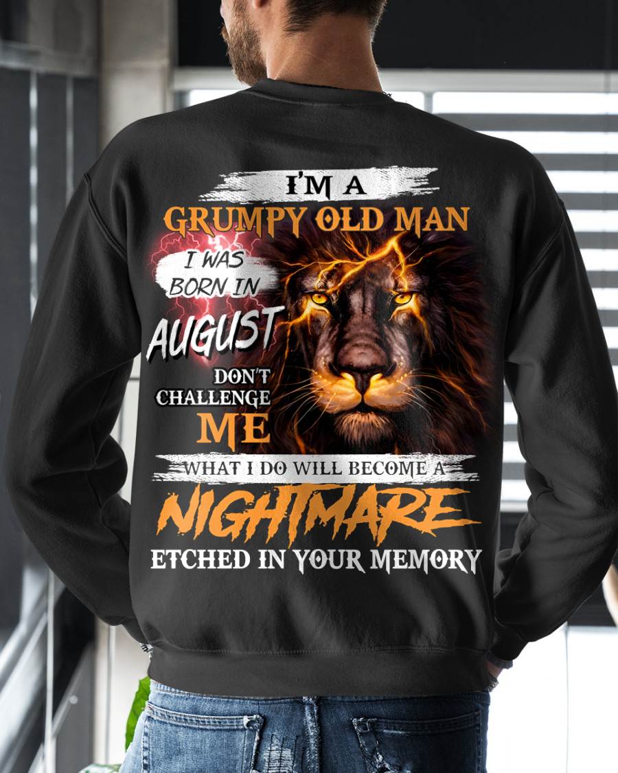 AUGUST, WHAT I DO WILL BECOME A NIGHTMARE – SNOW MALE08 (SKU26T-01237-08)