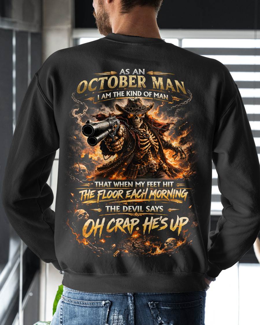 OCTOBER. THE DEVIL SAYS OH CRAP. HE’S UP - SNOW MALE10 (SKU2602-195-10)