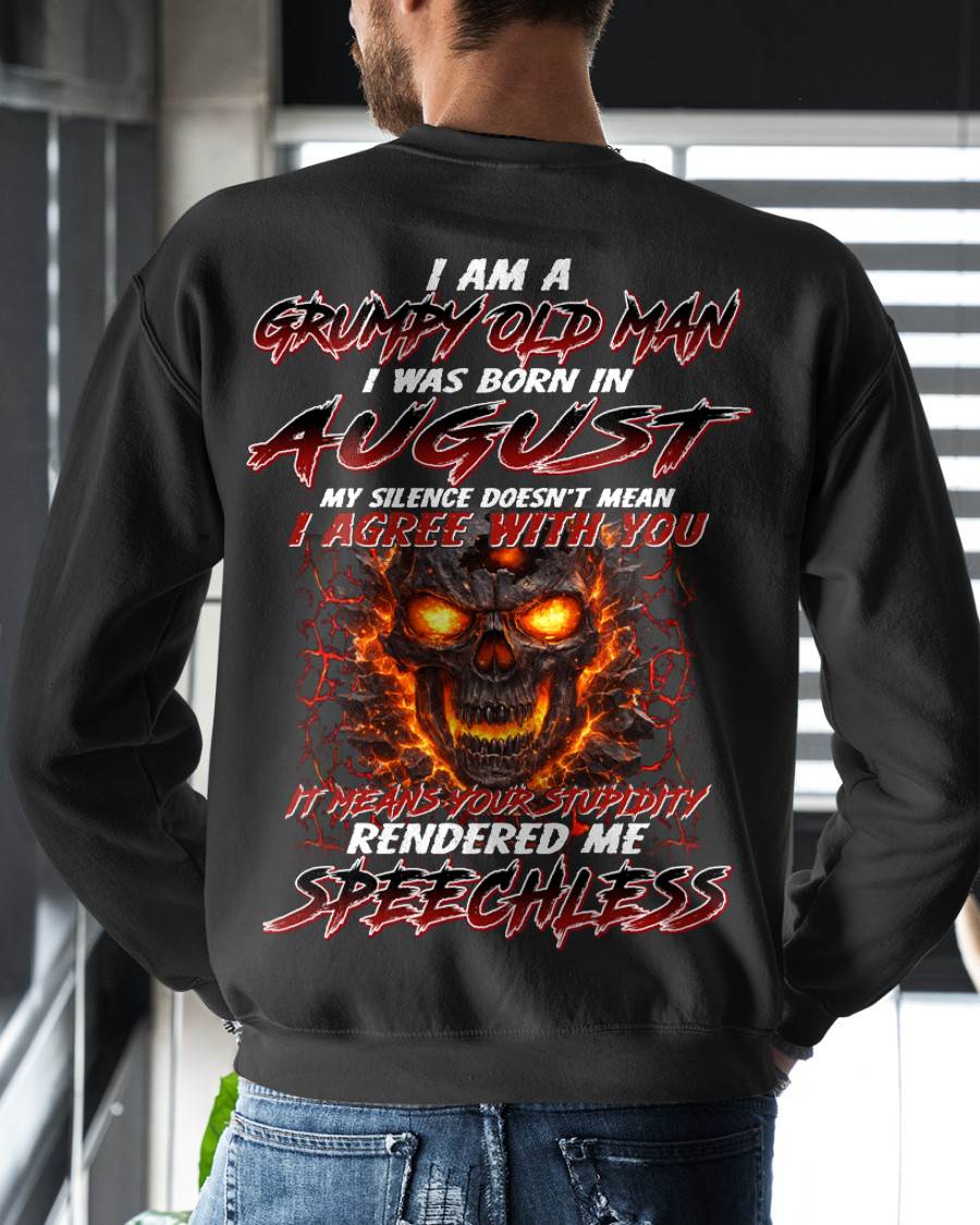 AUGUST, MY SILENCE DOESN’T MEAN I AGREE WITH YOU – SNOW MALE08 (SKU26T-01232-08)