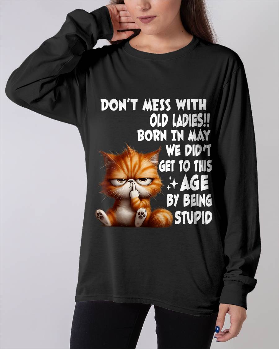 MAY SHIRT, DON’T MESS WITH OLD LADIES - FMA SNOW05 (SKU2604-31-05)