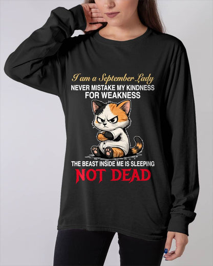 SEPTEMBER SHIRT, THE BEAST INSIDE ME IS SLEEPING NOT DEAD - FMA SNOW09 (SKU2604-160-09)