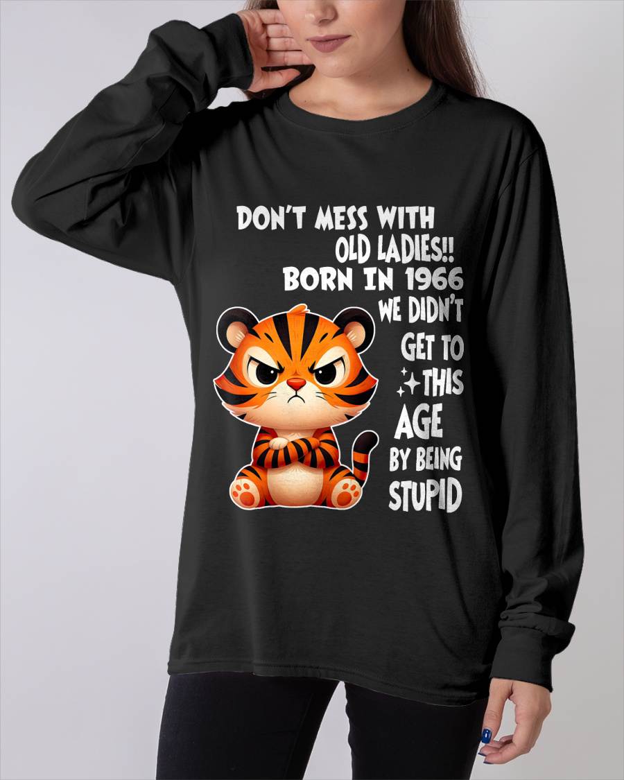 1966 SHIRT, DON'T MESS WITH OLD LADIES - SNOW00 (SKU2609-234-1966)