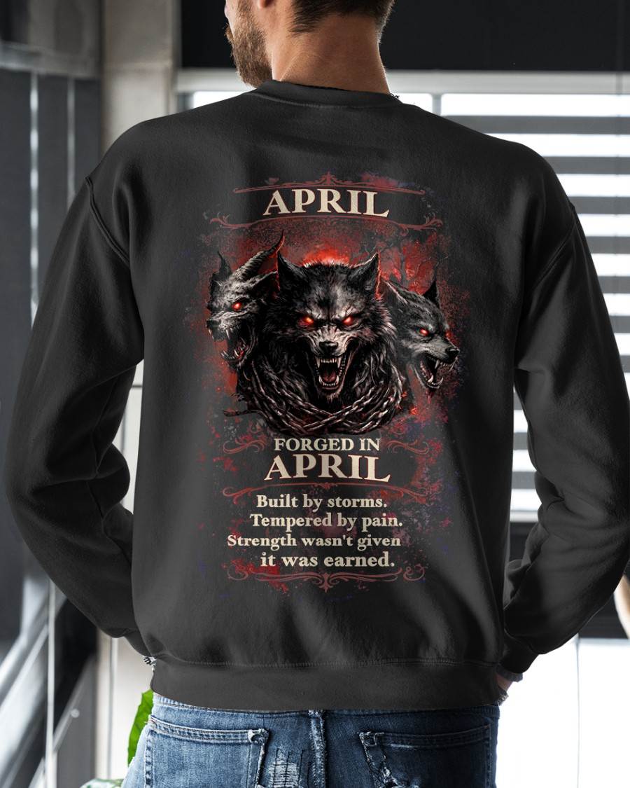 APRIL SHIRT, Strength wasn't given it was earned – SNOW MALE04 (SKU2602-164-04)