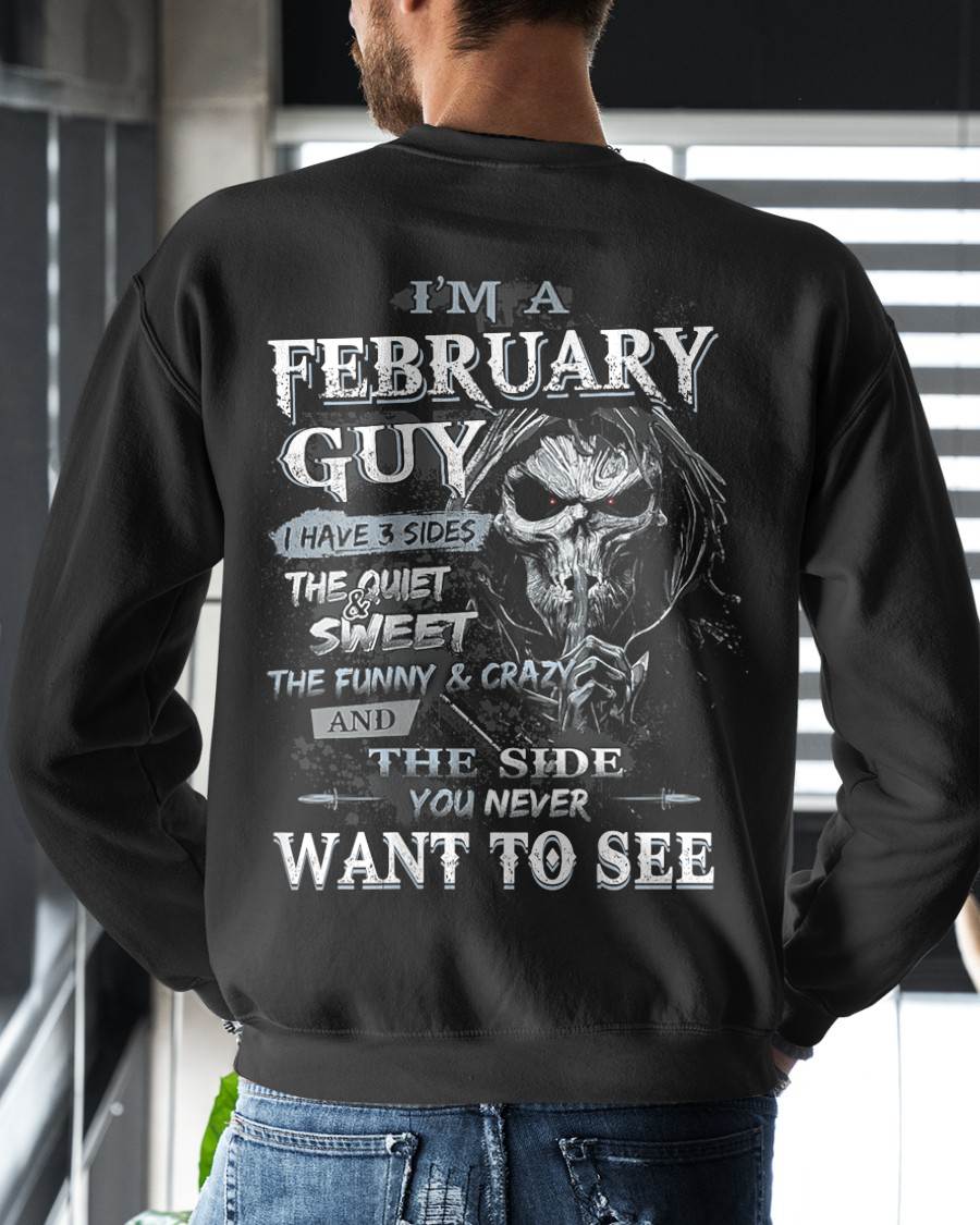 FEBRUARY, I HAVE 3 SIDES THE QUIET & SWEET THE FUNNY & CRAZY-SNOW MALE02 (SKU07-60-02)