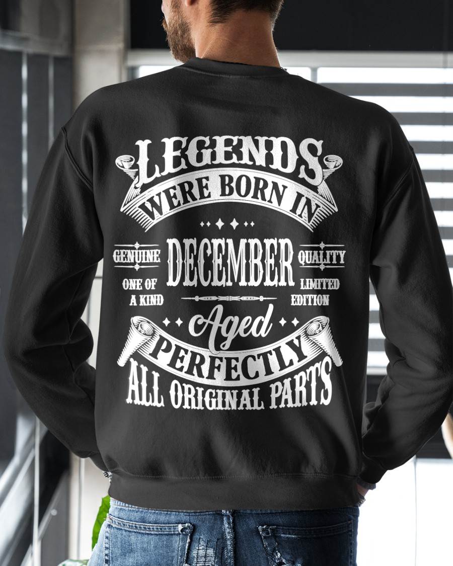 DECEMBER, LEGENDS WERE BORN IN DECEMBER-SNOW MALE12 (SKU08-37-12)