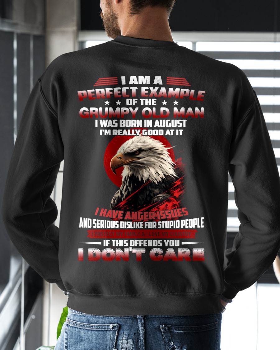 AUGUST SHIRT, I PROTECT MY FAMILY & I LOVE MY COUNTRY - SNOWMALE08 (SKU26T-01299-08)