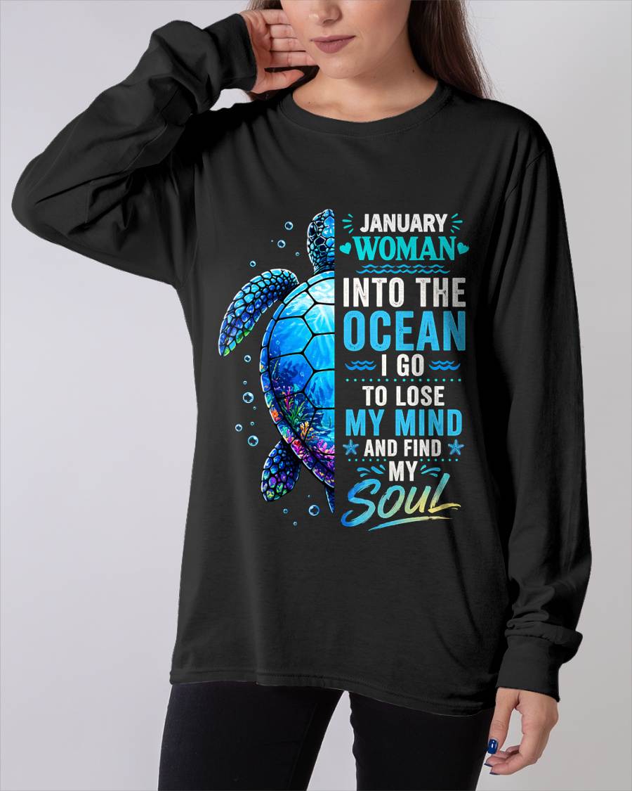 JANUARY SHIRT, I GO TO LOSE MY MIND AND FIND MY SOUL - SNOW01 (SKU2604-28-01)