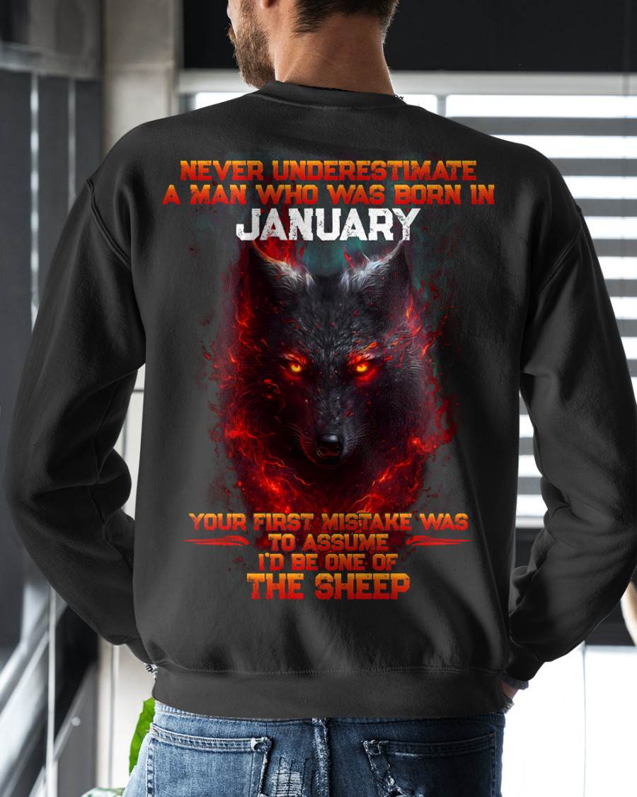 JANUARY, I'D BE ONE OF THE SHEEP - SNOW MALE01 (SKU2602-131-01)
