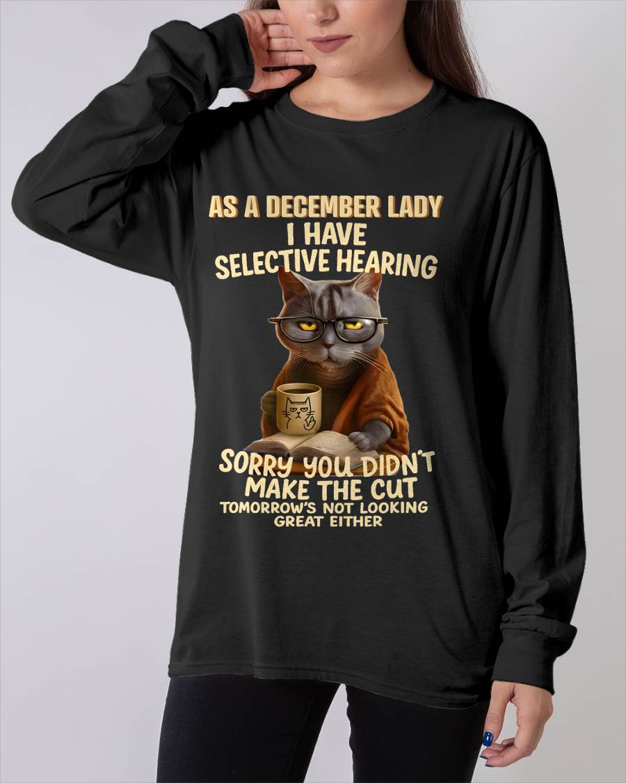 DECEMBER SHIRT, SORRY YOU DIDN’T MAKE THE CUT - SNOW12 (SKU2603-122-12)