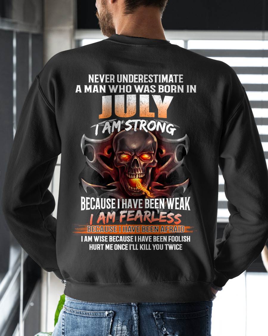 JULY SHIRT, I AM FEARLESS – SNOW MALE07 (SKU2602-173-07)