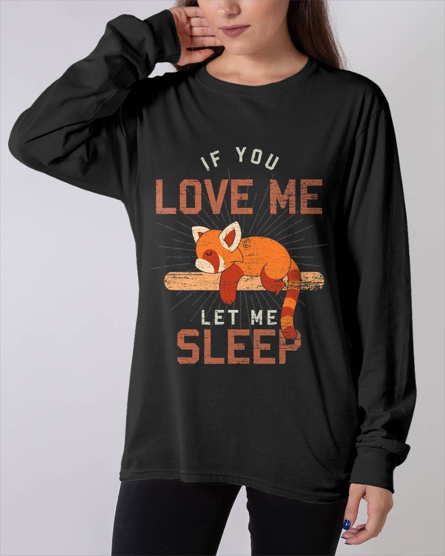 Cute Sleeping Animal PJ Napping Pajama Sleeping Red Panda T-Shirt