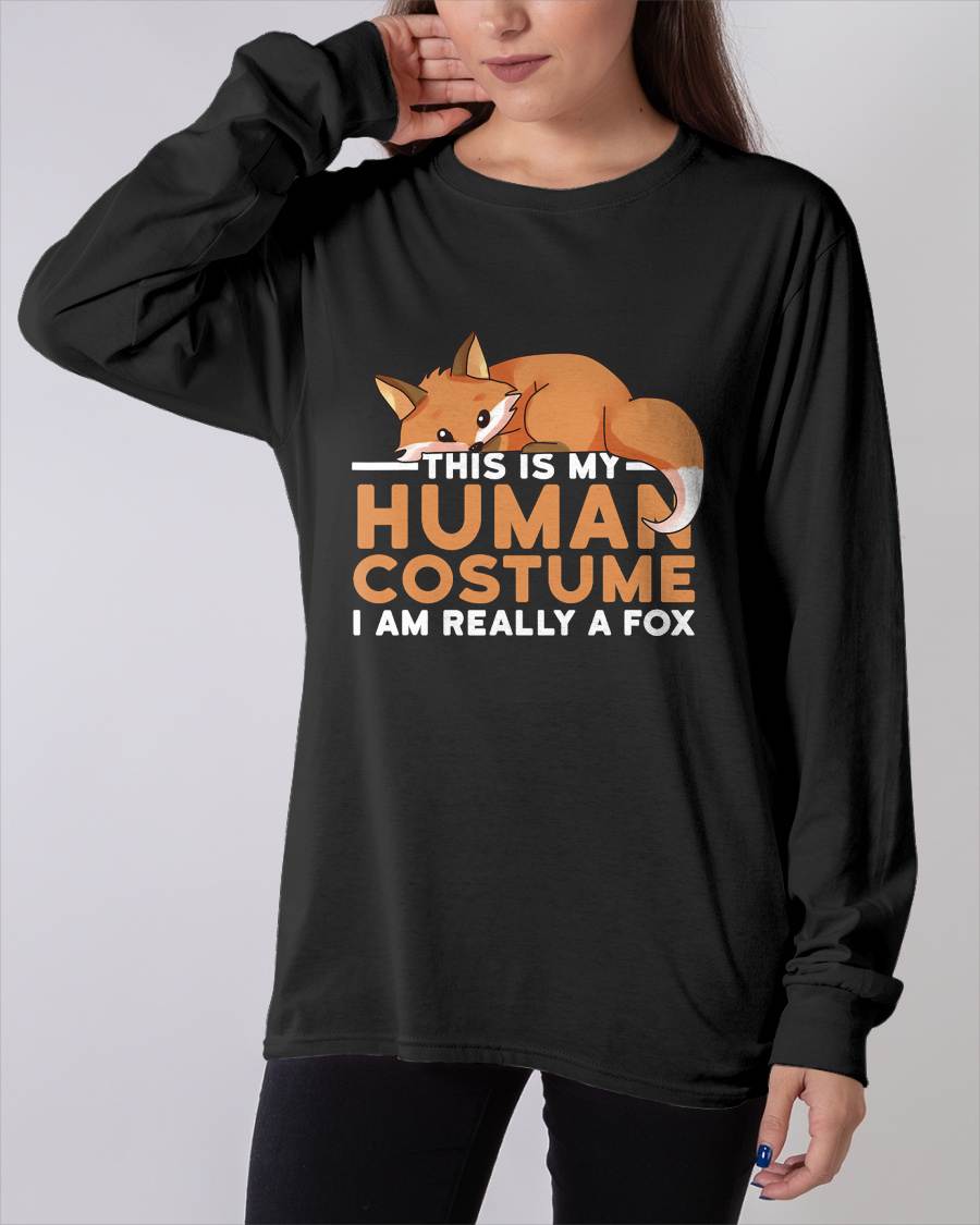 This is My Human Costume I'm Really A Fox Halloween T-Shirt