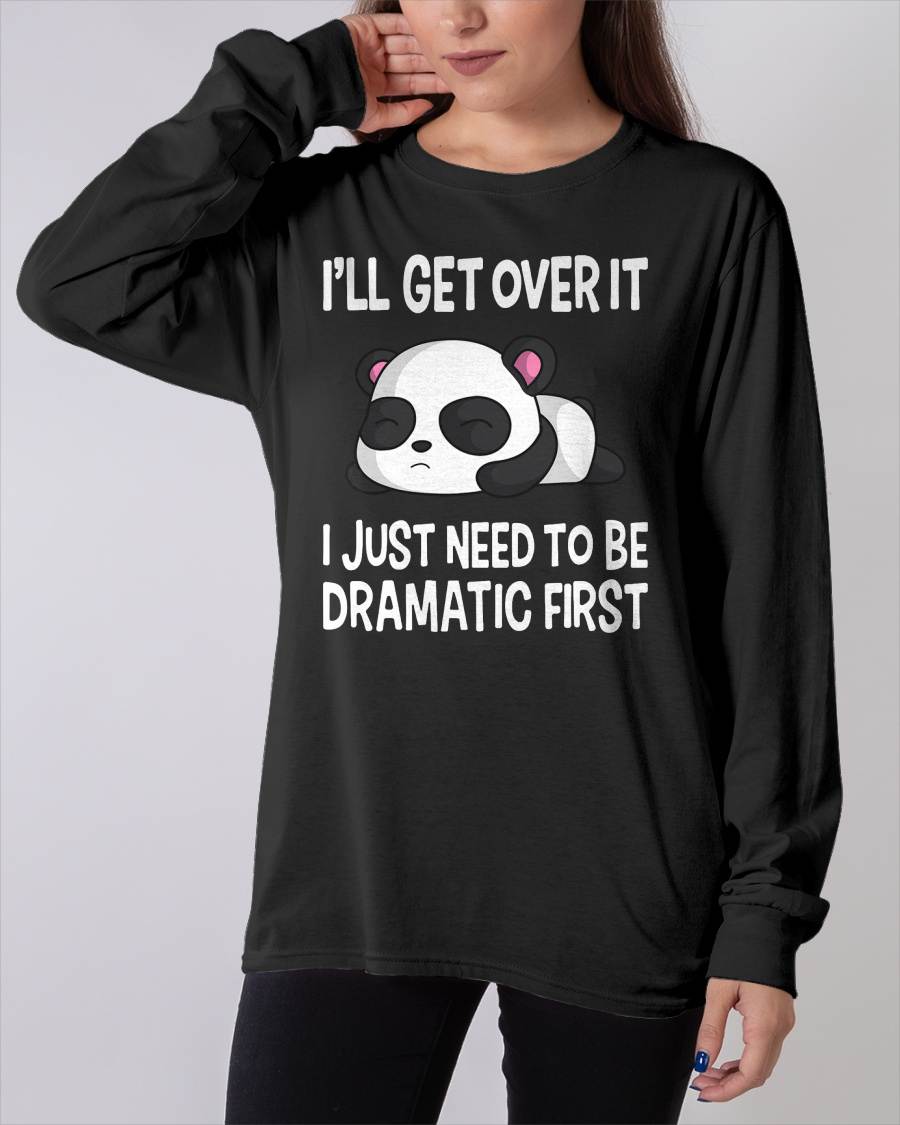 Funny Dramatic Panda Kawaii Bear Face Anime Lovers T-Shirt