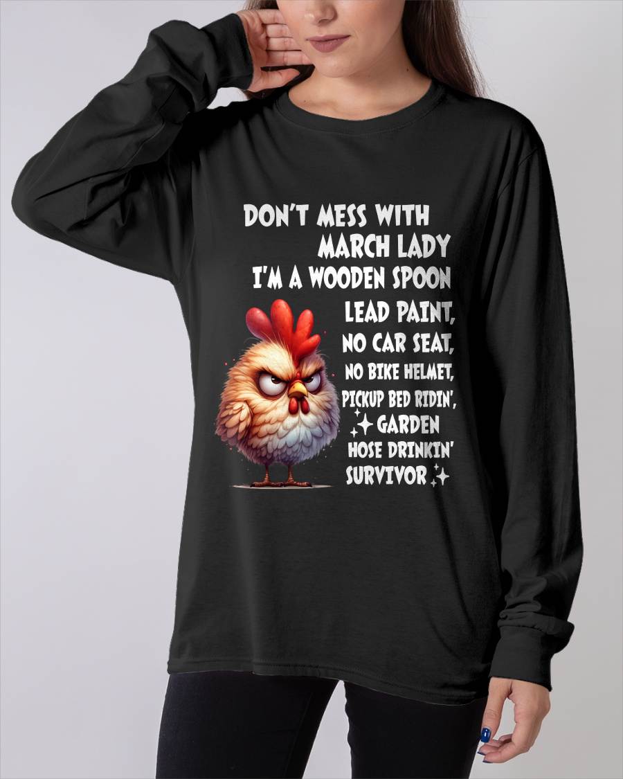 MARCH SHIRT, I'M A WOODEN SPOON, LEAD PAINT - SNOW03 (SKU2604-254-03)