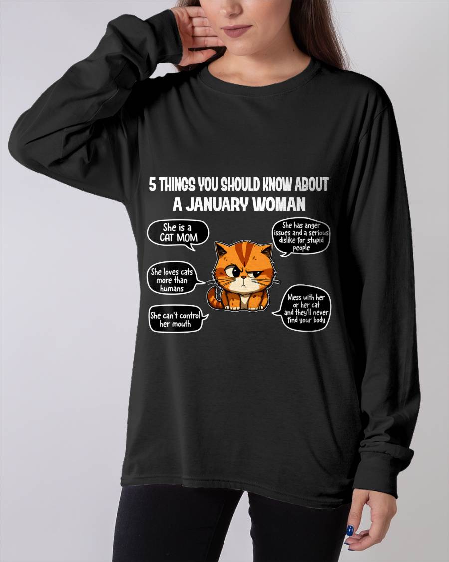JANUARY SHIRT, 5 THINGS YOU SHOULD KNOW ABOUT THIS WOMAN - SNOW01 (SKU2604-312-01)