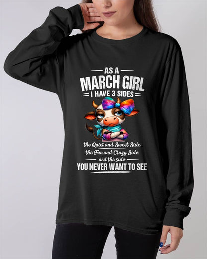 MARCH SHIRT, I HAVE 3 SIDES - SNOW03 (SKU2605-103-03)