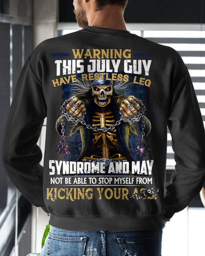 JULY, WARNING THIS JULY GUY HAS RESTLESS LEG – SNOW MALE07 (SKU26T-01-57-07)