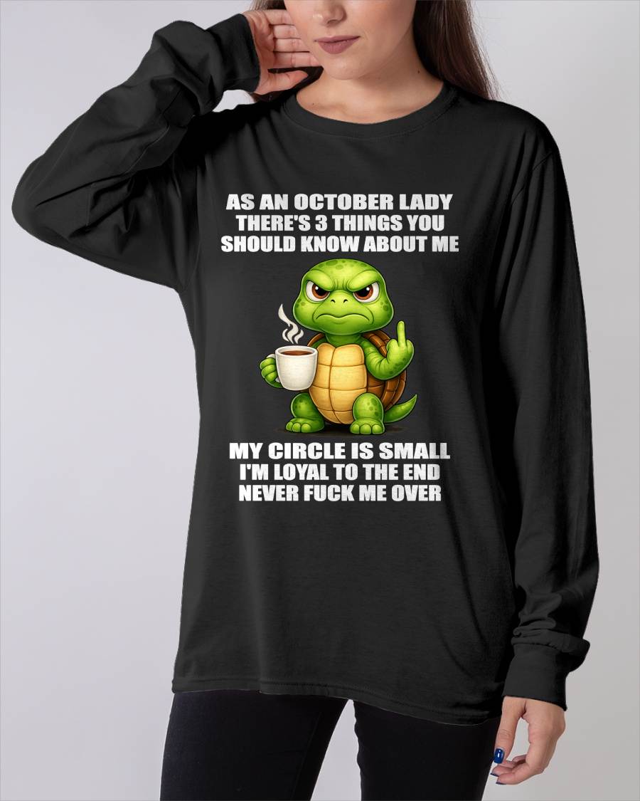 OCTOBER SHIRT, THESE ARE THREE THINGS - SNOW10 (SKU2604-202-10)