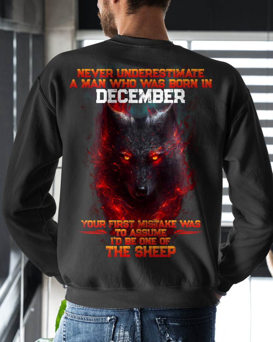 DECEMBER, I'D BE ONE OF THE SHEEP - SNOW MALE12 (SKU2602-131-12)