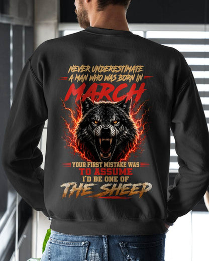MARCH SHIRT, DON'T ASSUME I'D BE ONE OF THE SHEEP - SNOW MALE03 (SKU2608-497-03)