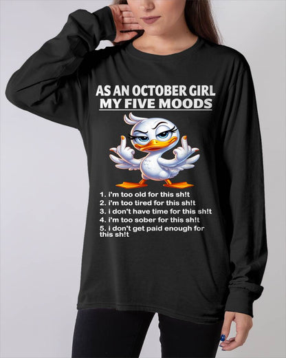 OCTOBER SHIRT, MY FIVE MOODS - SNOW10 (SKU2604-248-10)