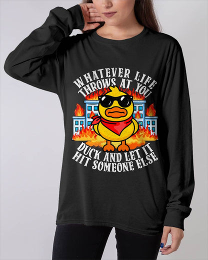 Sarcastic Funny Duck Shirt Funny Joke Quote Humor Duck Meme T-Shirt