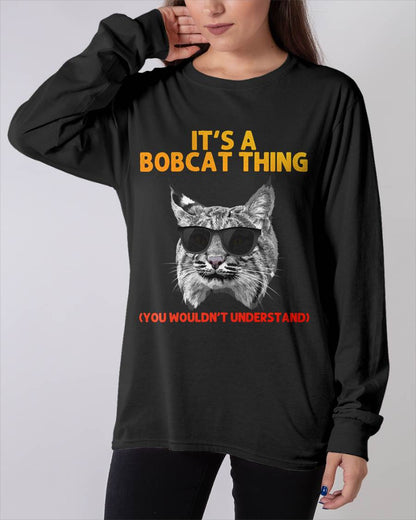Cute Bobcat Art for Men Women Kids Lynx Animal Bobcat Lover T-Shirt