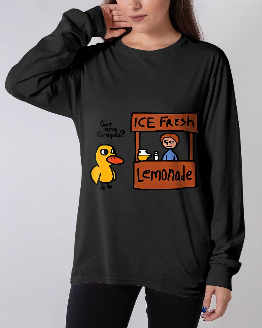 The Duck Song Got Any Grapes Funny Meme T-Shirt