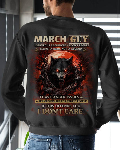 MARCH SHIRT, I SERVED I SACRIFICED I DON’T REGRET – SNOW MALE03(SKU2602-163-03)