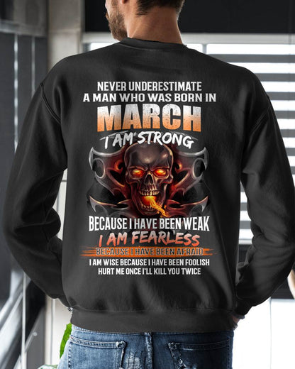 MARCH SHIRT, I AM FEARLESS – SNOW MALE03 (SKU2602-173-03)