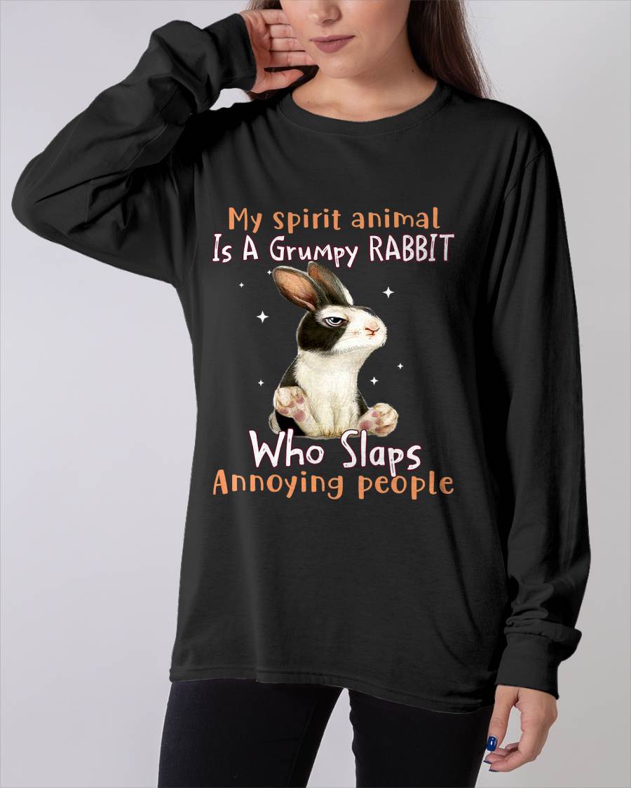 My Spirit Animal is a Grumpy Rabbit rabbit lovers T-Shirt