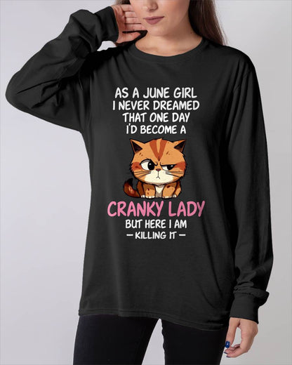 JUNE SHIRT, HERE I AM KILLING IT - SNOW06 (SKU2603-265-06)