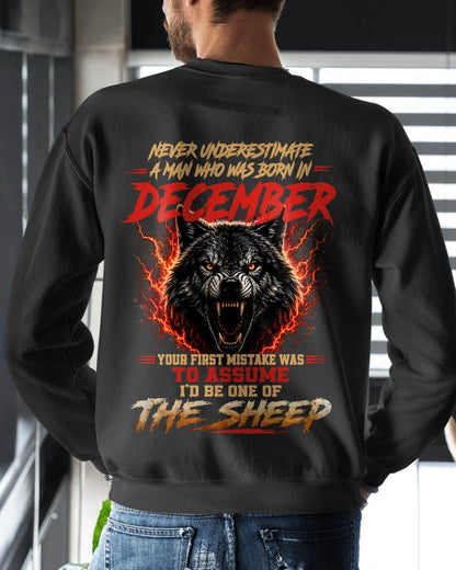 DECEMBER SHIRT, DON'T ASSUME I'D BE ONE OF THE SHEEP - SNOW MALE12 (SKU2608-497-12)