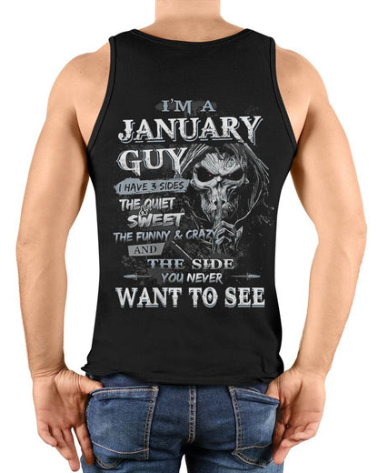 JANUARY, I HAVE 3 SIDES THE QUIET & SWEET THE FUNNY & CRAZY-SNOW MALE01 (SKU07-60-01)