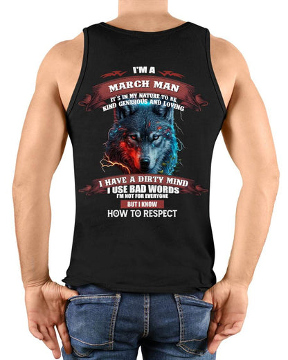 MARCH, IT’S IN MY NATURE TO BE KIND GENEROUS AND LOVING-SNOW MALE03 (SKU12-162-03)