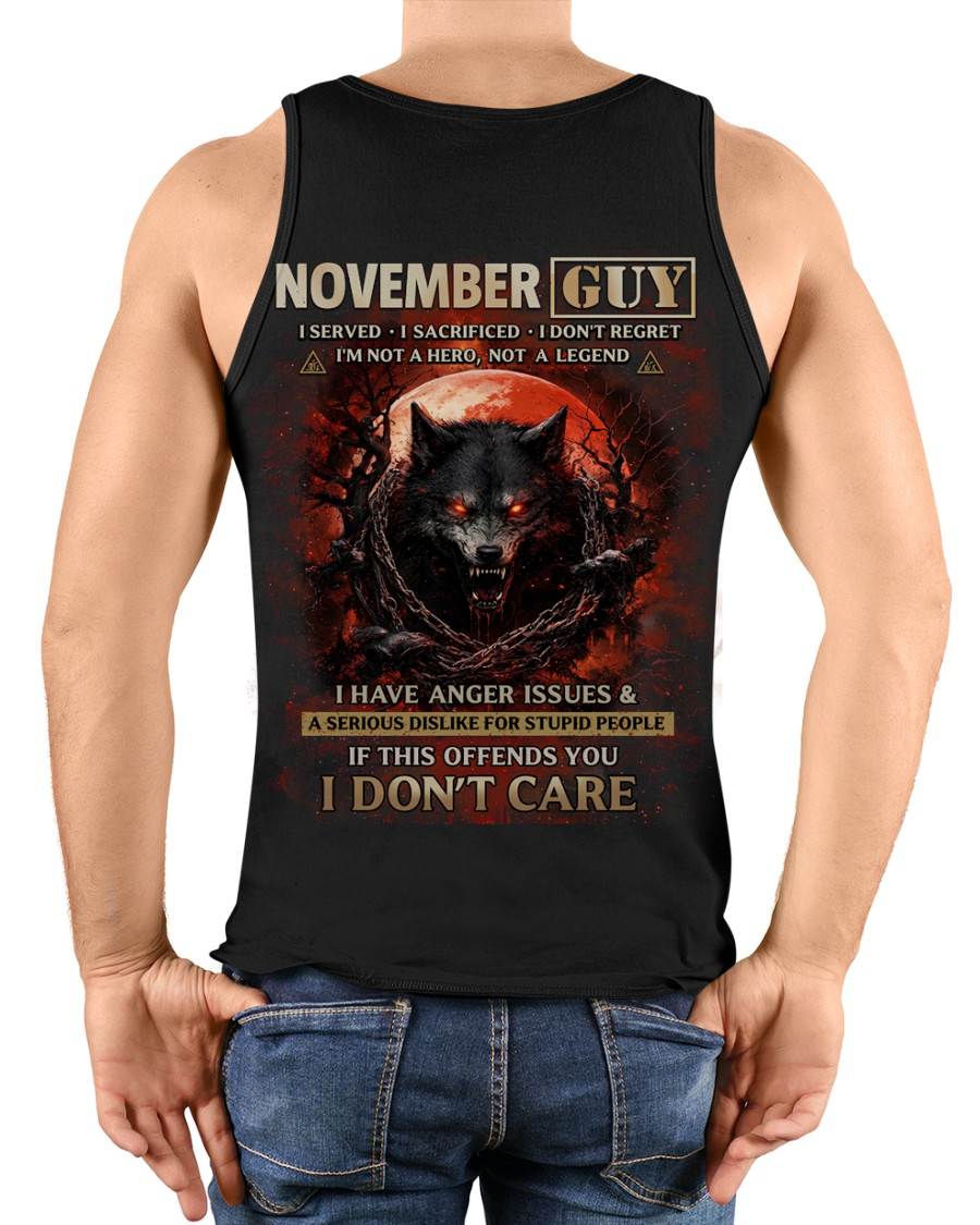 NOVEMBER SHIRT, I SERVED I SACRIFICED I DON’T REGRET – SNOW MALE01 (SKU2602-163-11)