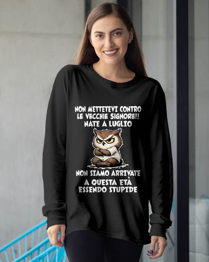 LUGLIO SHIRT NON METTETEVI CONTRO LE VECCHIE SIGNORE!! - SNOW07 (SKU2605-249-07)