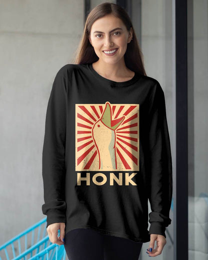 Honk Goose - Funny Duck Chicken Meme Idea T-Shirt