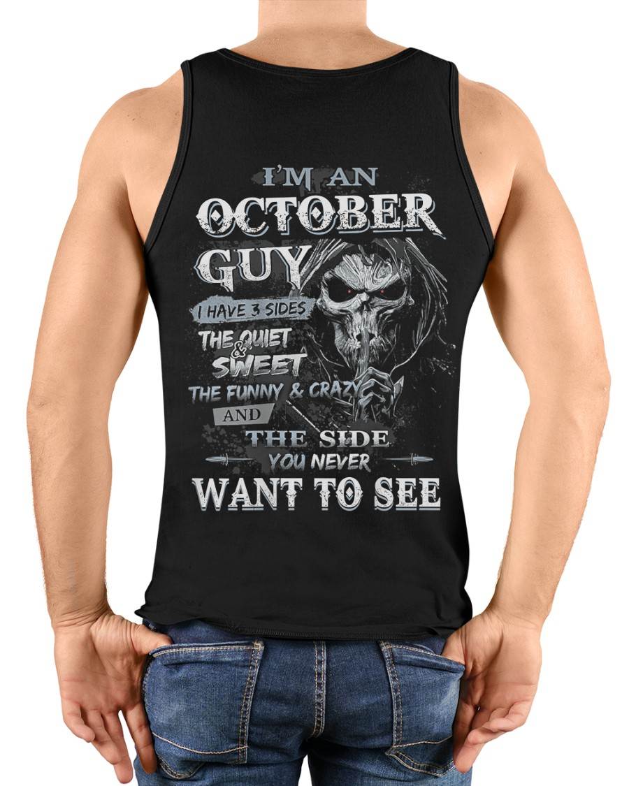 OCTOBER, I HAVE 3 SIDES THE QUIET & SWEET THE FUNNY & CRAZY-SNOW MALE10 (SKU07-60-10)