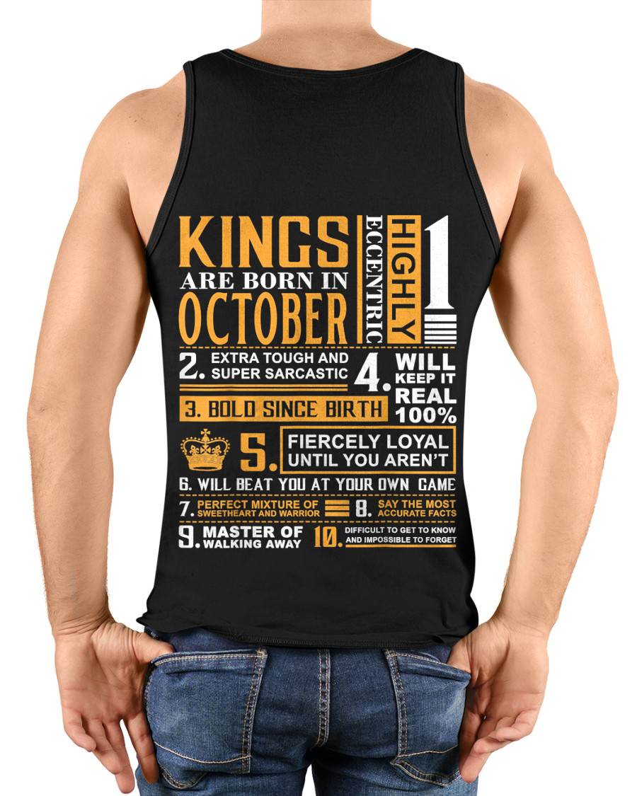OCTOBER, KINGS ARE BORN IN OCTOBER – SNOW MALE10 (SKU2602-51-10)